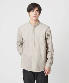 green label relaxing / グリーンレーベル リラクシング シャツ・ブラウス | W/R オックス バンドカラー シャツ