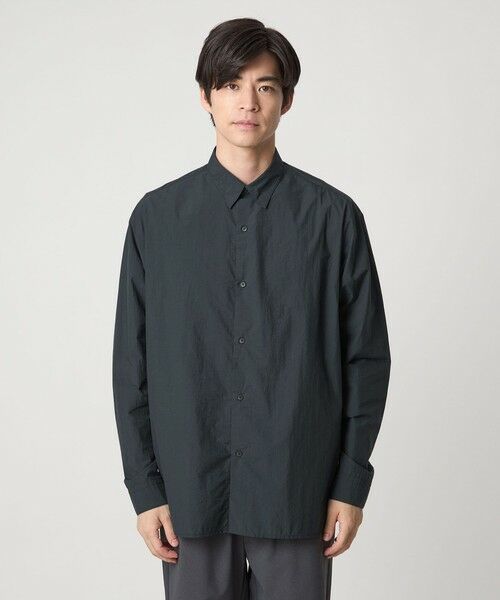 green label relaxing / グリーンレーベル リラクシング シャツ・ブラウス | ナイロン コットン スクエア シャツ | 詳細7