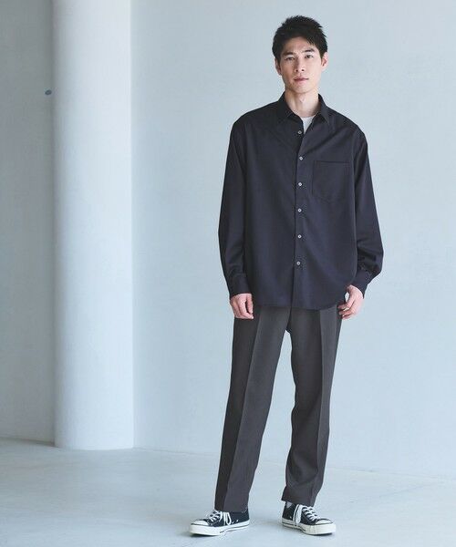 green label relaxing / グリーンレーベル リラクシング シャツ・ブラウス | ウォッシャブル ジャストルーズ レギュラーカラーシャツ | 詳細12