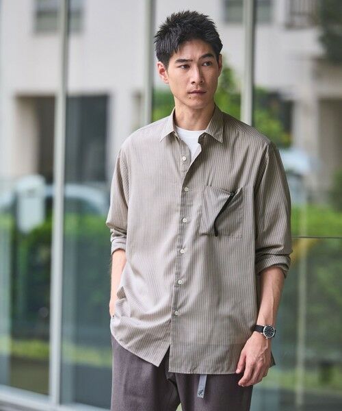 green label relaxing/グリーンレーベル リラクシング TW シアー チェック ボックス シャツ NATURAL L green label relaxing/グリーンレーベル リラクシング TW シアー チェック ボックス シャツ NATURAL L