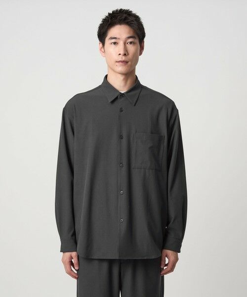 green label relaxing / グリーンレーベル リラクシング シャツ・ブラウス | FREELITCH ボックス レギュラーカラー シャツ -ストレッチ- | 詳細7