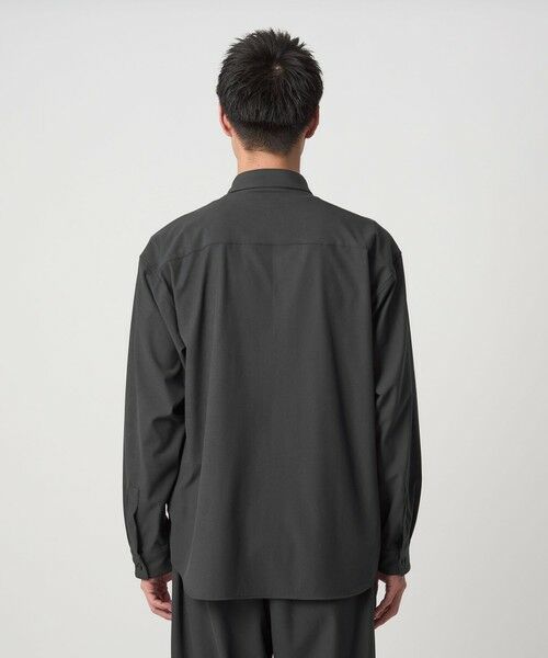 green label relaxing / グリーンレーベル リラクシング シャツ・ブラウス | FREELITCH ボックス レギュラーカラー シャツ -ストレッチ- | 詳細9