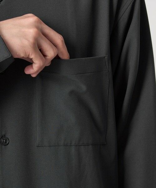 green label relaxing / グリーンレーベル リラクシング シャツ・ブラウス | FREELITCH ボックス レギュラーカラー シャツ -ストレッチ- | 詳細14