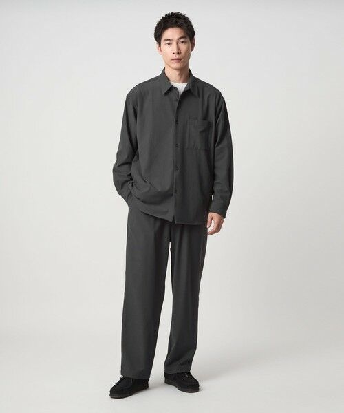 green label relaxing / グリーンレーベル リラクシング シャツ・ブラウス | FREELITCH ボックス レギュラーカラー シャツ -ストレッチ- | 詳細6