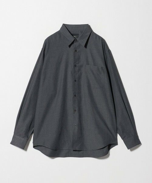 green label relaxing / グリーンレーベル リラクシング シャツ・ブラウス | 【WEB限定】ピーチツイル ジャストルーズ シャツ -防シワ- | 詳細5