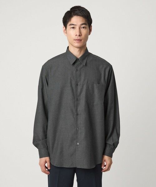 green label relaxing / グリーンレーベル リラクシング シャツ・ブラウス | 【WEB限定】ピーチツイル ジャストルーズ シャツ -防シワ- | 詳細2