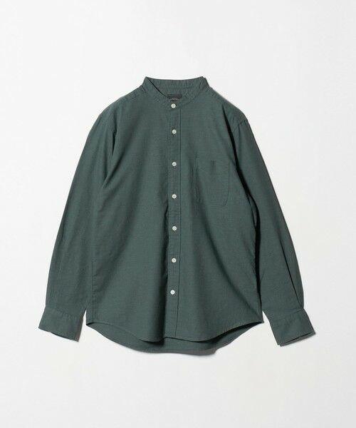 green label relaxing / グリーンレーベル リラクシング シャツ・ブラウス | ナチュラルフィット  バンドカラー シャツ | 詳細22