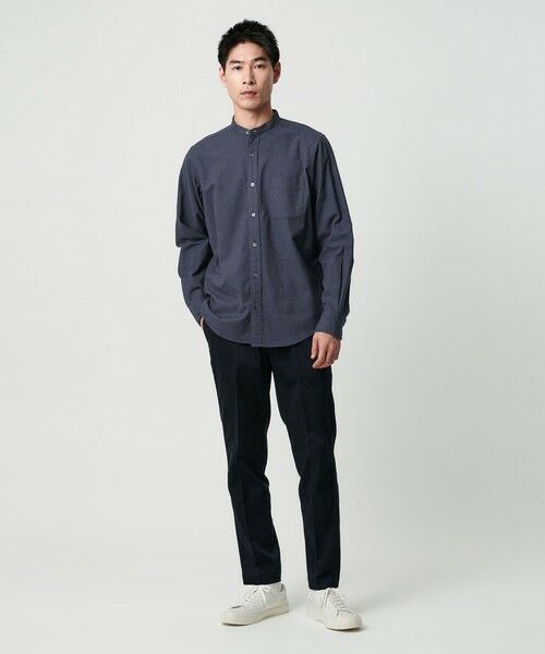 green label relaxing / グリーンレーベル リラクシング シャツ・ブラウス | ナチュラルフィット  バンドカラー シャツ | 詳細26