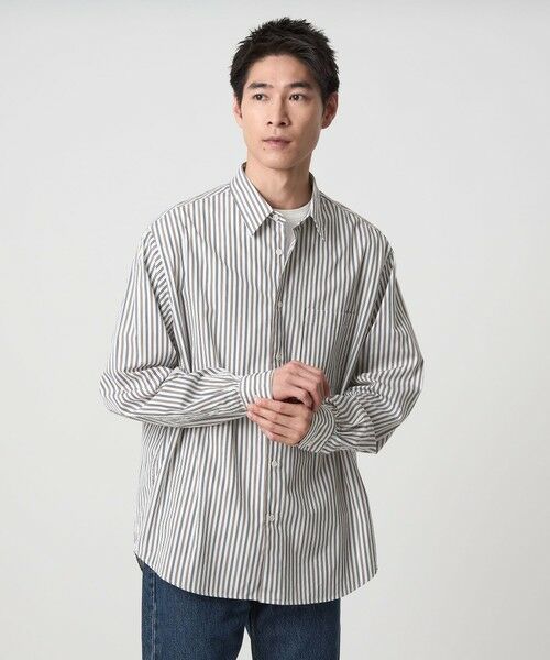 green label relaxing / グリーンレーベル リラクシング シャツ・ブラウス | トーマスメイソン ジャストルーズ レギュラーカラー シャツ | 詳細3