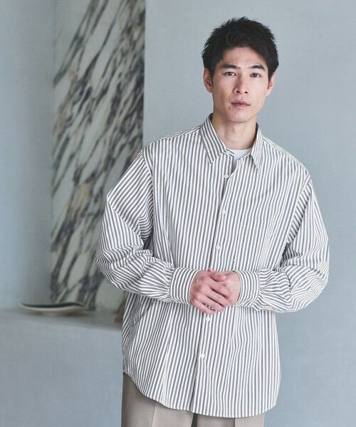 green label relaxing / グリーンレーベル リラクシング シャツ・ブラウス | トーマスメイソン ジャストルーズ レギュラーカラー シャツ(WHITE)