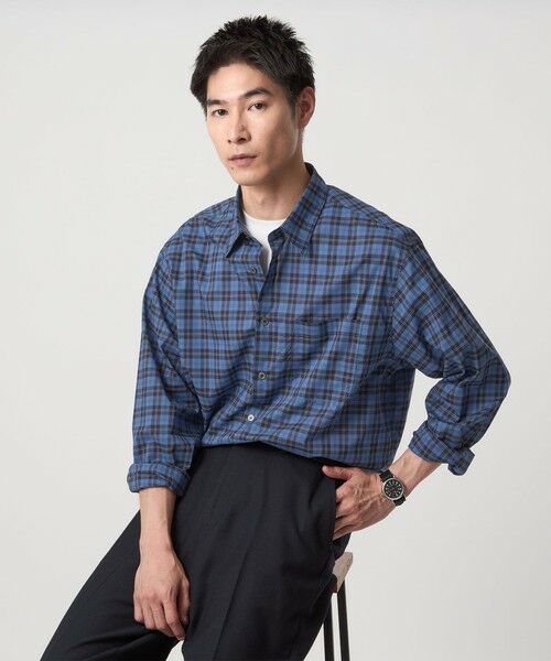 green label relaxing / グリーンレーベル リラクシング シャツ・ブラウス | トーマスメイソン ジャストルーズ レギュラーカラー シャツ | 詳細13