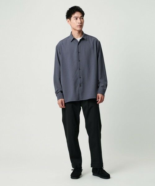 green label relaxing / グリーンレーベル リラクシング シャツ・ブラウス | ワッシャーポプリン ボックス シャツ | 詳細12