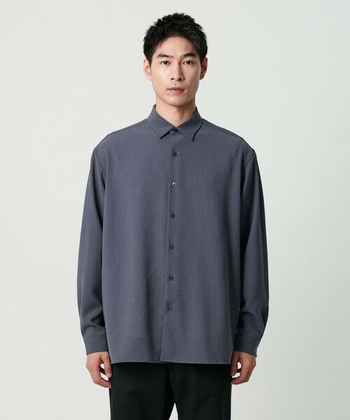 green label relaxing / グリーンレーベル リラクシング シャツ・ブラウス | ワッシャーポプリン ボックス シャツ | 詳細13