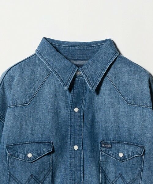 green label relaxing / グリーンレーベル リラクシング シャツ・ブラウス | 【別注】＜Wrangler＞GLR ウエスタン シャツ | 詳細10