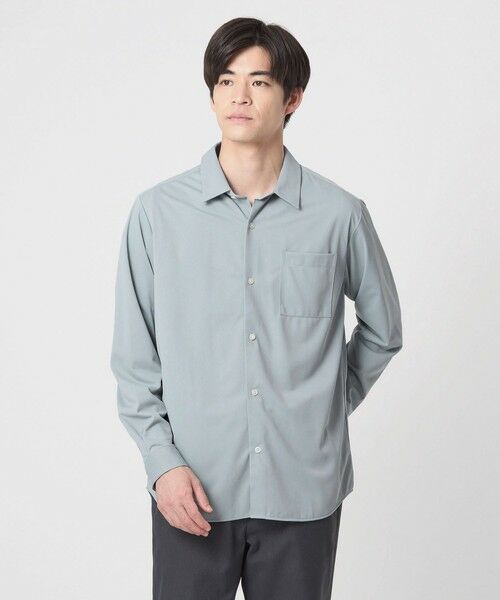 green label relaxing / グリーンレーベル リラクシング シャツ・ブラウス | 【WEB限定】JUST fit トリコット ドレープ シャツ | 詳細10