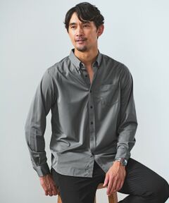 green label relaxing / グリーンレーベル リラクシング シャツ・ブラウス | 【WEB限定】JUST fit トリコット ジャカード シャツ