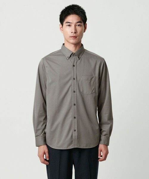 green label relaxing / グリーンレーベル リラクシング シャツ・ブラウス | 【WEB限定】JUST fit トリコット ジャカード シャツ | 詳細10