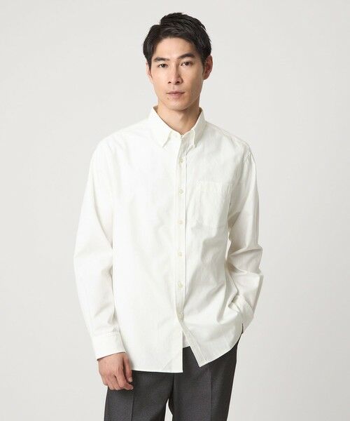 green label relaxing / グリーンレーベル リラクシング シャツ・ブラウス | 【WEB限定】JUST fit デイリー オックスフォード ボタンダウン シャツ | 詳細4