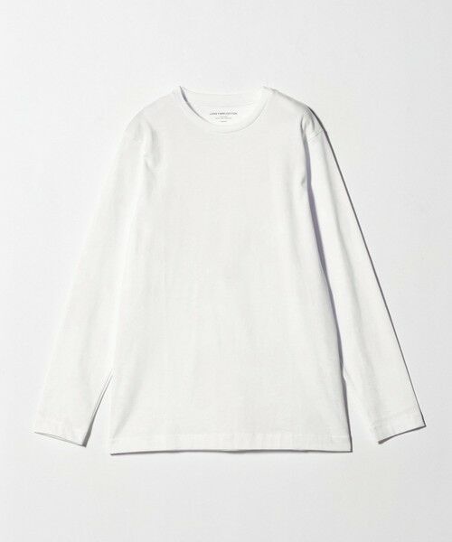 green label relaxing / グリーンレーベル リラクシング カットソー | LONG FIBER COTTON クリア クルーネック 長袖 Tシャツ | 詳細4