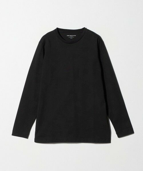 green label relaxing / グリーンレーベル リラクシング カットソー | LONG FIBER COTTON クリア クルーネック 長袖 Tシャツ | 詳細11
