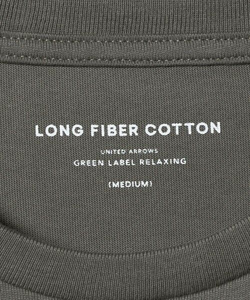 green label relaxing / グリーンレーベル リラクシング カットソー | LONG FIBER COTTON クリア クルーネック 長袖 Tシャツ | 詳細24