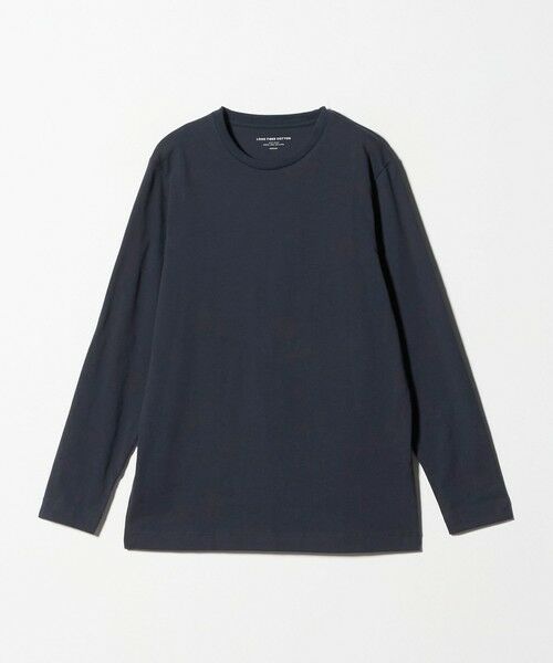 green label relaxing / グリーンレーベル リラクシング カットソー | LONG FIBER COTTON クリア クルーネック 長袖 Tシャツ | 詳細27