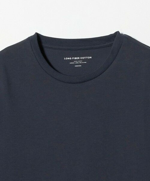 green label relaxing / グリーンレーベル リラクシング カットソー | LONG FIBER COTTON クリア クルーネック 長袖 Tシャツ | 詳細29