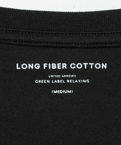 green label relaxing / グリーンレーベル リラクシング カットソー | LONG FIBER COTTON クリア Vネック 長袖 Tシャツ | 詳細15