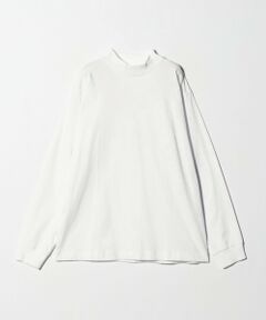 green label relaxing / グリーンレーベル リラクシング カットソー | LONG FIBER COTTON クリア モックネック 長袖 Tシャツ