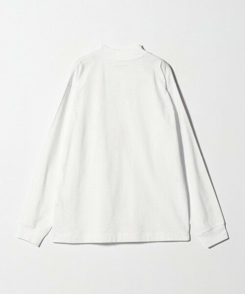 green label relaxing / グリーンレーベル リラクシング カットソー | LONG FIBER COTTON クリア モックネック 長袖 Tシャツ | 詳細1