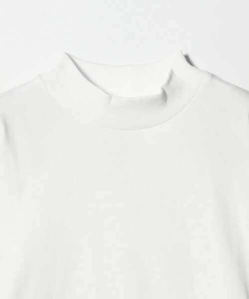 green label relaxing / グリーンレーベル リラクシング カットソー | LONG FIBER COTTON クリア モックネック 長袖 Tシャツ | 詳細2