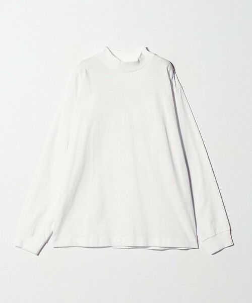 green label relaxing/グリーンレーベル リラクシング LONG FIBER COTTON クリア モックネック 長袖 Tシャツ WHITE M green label relaxing/グリーンレーベル リラクシング LONG FIBER COTTON クリア モックネック 長袖 Tシャツ WHITE M