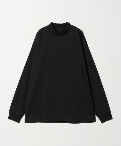 green label relaxing / グリーンレーベル リラクシング カットソー | LONG FIBER COTTON クリア モックネック 長袖 Tシャツ | 詳細7