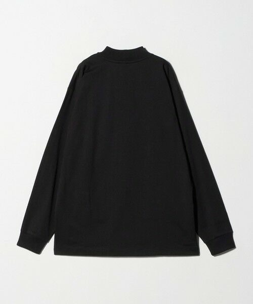 green label relaxing / グリーンレーベル リラクシング カットソー | LONG FIBER COTTON クリア モックネック 長袖 Tシャツ | 詳細8