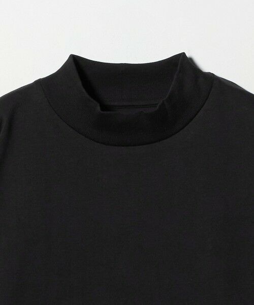 green label relaxing / グリーンレーベル リラクシング カットソー | LONG FIBER COTTON クリア モックネック 長袖 Tシャツ | 詳細9