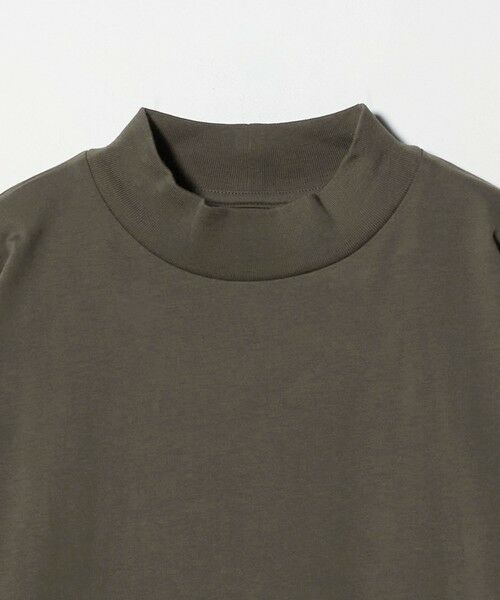 green label relaxing / グリーンレーベル リラクシング カットソー | LONG FIBER COTTON クリア モックネック 長袖 Tシャツ | 詳細19