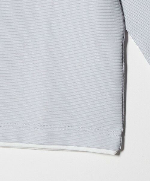 green label relaxing / グリーンレーベル リラクシング カットソー | 【WEB限定】リップル フェイクレイヤード ロングスリーブ Tシャツ -吸水速乾・抗菌- | 詳細11