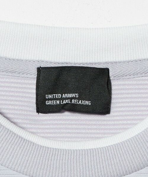 green label relaxing / グリーンレーベル リラクシング カットソー | 【WEB限定】リップル フェイクレイヤード ロングスリーブ Tシャツ -吸水速乾・抗菌- | 詳細13