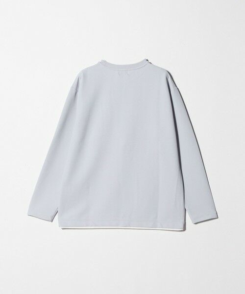 green label relaxing / グリーンレーベル リラクシング カットソー | 【WEB限定】リップル フェイクレイヤード ロングスリーブ Tシャツ -吸水速乾・抗菌- | 詳細8