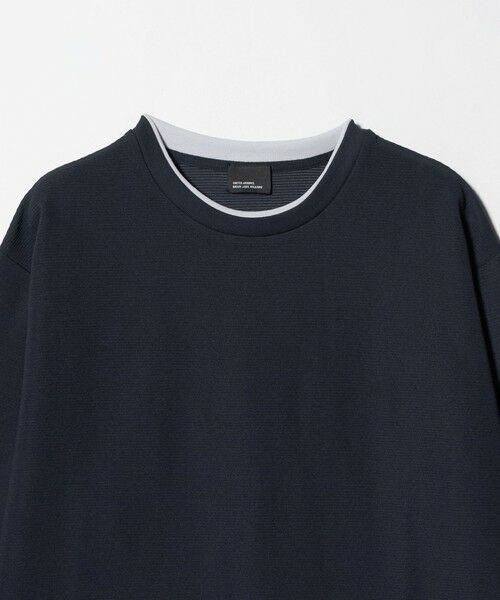 green label relaxing / グリーンレーベル リラクシング カットソー | 【WEB限定】リップル フェイクレイヤード ロングスリーブ Tシャツ -吸水速乾・抗菌- | 詳細22