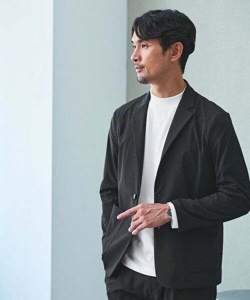 green label relaxing / グリーンレーベル リラクシング カットソー | 【WEB限定】JUST fit デイリーモック 長袖 Tシャツ -吸水速乾・抗菌- | 詳細2