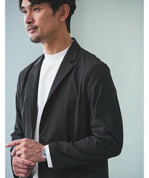 green label relaxing / グリーンレーベル リラクシング カットソー | 【WEB限定】JUST fit デイリーモック 長袖 Tシャツ -吸水速乾・抗菌- | 詳細3