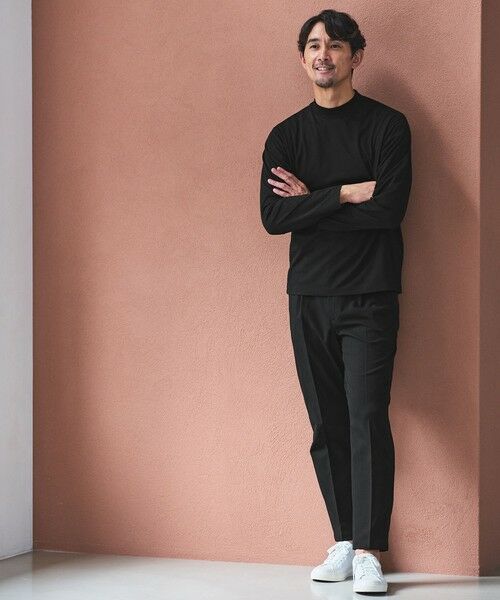 green label relaxing / グリーンレーベル リラクシング カットソー | 【WEB限定】JUST fit デイリーモック 長袖 Tシャツ -吸水速乾・抗菌- | 詳細7