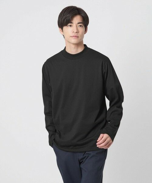 green label relaxing / グリーンレーベル リラクシング カットソー | 【WEB限定】JUST fit デイリーモック 長袖 Tシャツ -吸水速乾・抗菌- | 詳細8