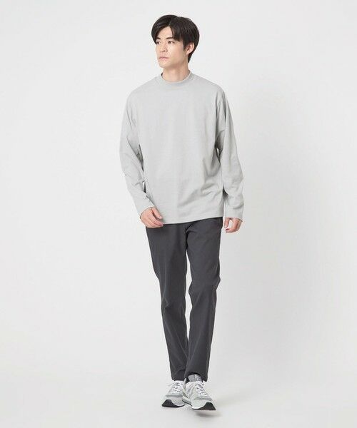 green label relaxing / グリーンレーベル リラクシング カットソー | 【WEB限定】JUST fit デイリーモック 長袖 Tシャツ -吸水速乾・抗菌- | 詳細12