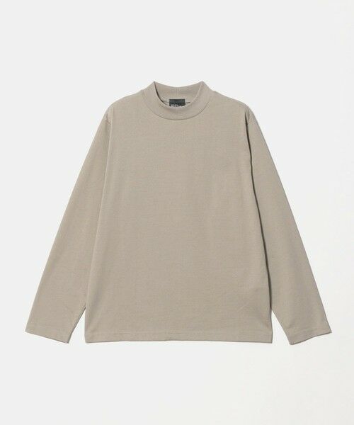 green label relaxing / グリーンレーベル リラクシング カットソー | 【WEB限定】JUST fit デイリーモック 長袖 Tシャツ -吸水速乾・抗菌-(MOCA)