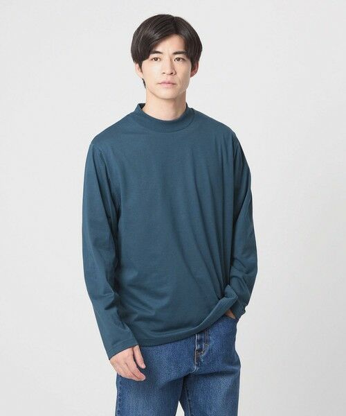 green label relaxing / グリーンレーベル リラクシング カットソー | 【WEB限定】JUST fit デイリーモック 長袖 Tシャツ -吸水速乾・抗菌- | 詳細19