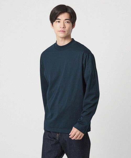 green label relaxing / グリーンレーベル リラクシング カットソー | 【WEB限定】JUST fit デイリーモック 長袖 Tシャツ -吸水速乾・抗菌- | 詳細27