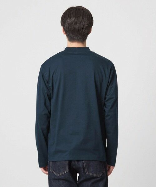 green label relaxing / グリーンレーベル リラクシング カットソー | 【WEB限定】JUST fit デイリーモック 長袖 Tシャツ -吸水速乾・抗菌- | 詳細30