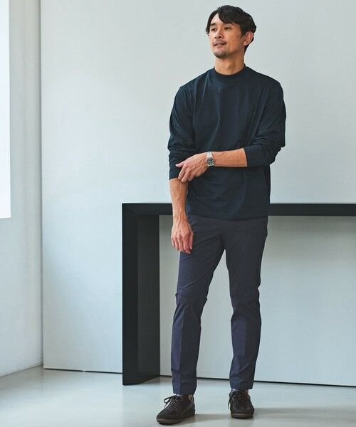 green label relaxing / グリーンレーベル リラクシング カットソー | 【WEB限定】JUST fit デイリーモック 長袖 Tシャツ -吸水速乾・抗菌- | 詳細25